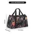 thumbnail image 3 of Balery Moonlit Crow Blossoms Bolsa de Gimnasio para Mujeres, Bolsa de Viaje con Bolsillo Húmedo, Bolsa de Fin de Semana para Mujeres, Bolsa de Viaje Resistente al Agua, 3 of 7