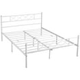 Yaheetech Metal Platform Bed Frame with Headboard and Footboard, Queen
