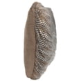 thumbnail image 3 of Northlight 20" Walnut Brown Plush Furry Rectangular Throw Pillow, 3 of 4