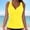 #149-Yellow, variant on Wowcloth Womens Bikini Top, V-Neck Solid Color Swimsuit with Padding No Underwire for Swimming and Beach