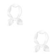 thumbnail image 2 of Minnieouse Pañuelo multiusos para mujer Versatilidad y bufanda de moda para mujer Bufandas para el cuello Bufanda para el cabello blanco 70 * 70 blanco 70*70 CM 2Conjunto, 2 of 6