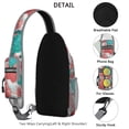thumbnail image 3 of Crossbody Sling Backpack for Women Men Sea Turtles Coral Shoulder Sling Crossbody Casual Chest Bag for Travel Sports Running Hiking, 3 of 6