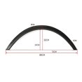 thumbnail image 2 of 4pcs Car Fender Widener, 80cm Wheel Eyebrow Guard, 2 of 5