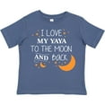 thumbnail image 3 of Inktastic I Love My Yaya to the Moon and Back Boys or Girls Toddler T-Shirt, 3 of 5
