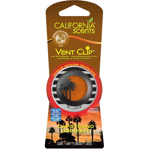 california scents car air freshener vent clip
