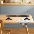thumbnail image 4 of FESTFENDS 1Pair Black Dual Layer Martial Arts Sword Stand Stable Horizontal Display Rack for Multiple Sword Organization, 4 of 8
