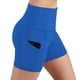 thumbnail image 1 of Karight Yoga Shorts with Pockets for Women High Waisted Biker Shorts Hide Tummy Running Work Gym Tight Pants Athletic Shorts, 1 of 5