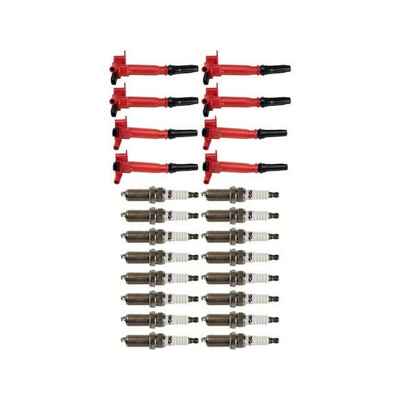 Ignition Coil and Spark Plug Kit 24 Piece - Compatible with 2010 - 2014 Ford F-150 6.2L V8 2011 2012 2013
