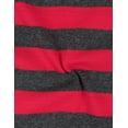 thumbnail image 2 of Leveret Kids Boys Girls Two Piece Cotton Pajamas Red & Grey Stripes 4 Year, 2 of 2
