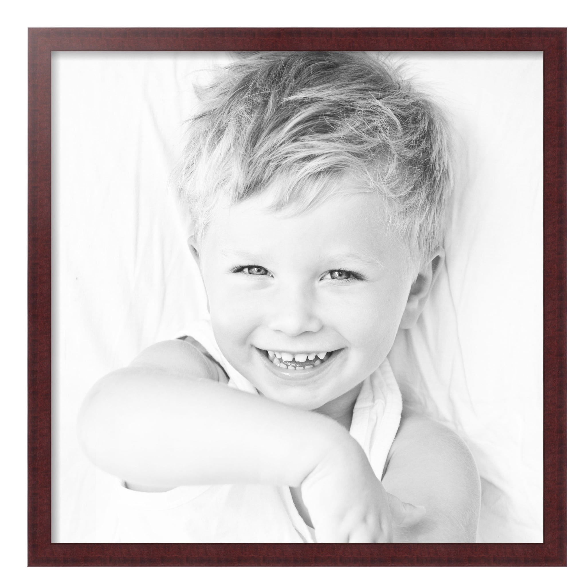 ArtToFrames 26x26 inch Cherry Picture Frame, Red MDF Poster Frame (4643)