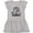 AC-Heather Grey, variant on Inktastic 3rd Birthday 3 Year Old Arrow Girls Toddler Dress