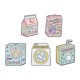 thumbnail image 3 of Boo Juice Box Enamel Pin Cartoon Candy Color Cat Bunny Juicy Peach Juice Drink Lapel Brooch Badge Jewelry Gifts Wholesale, 3 of 5