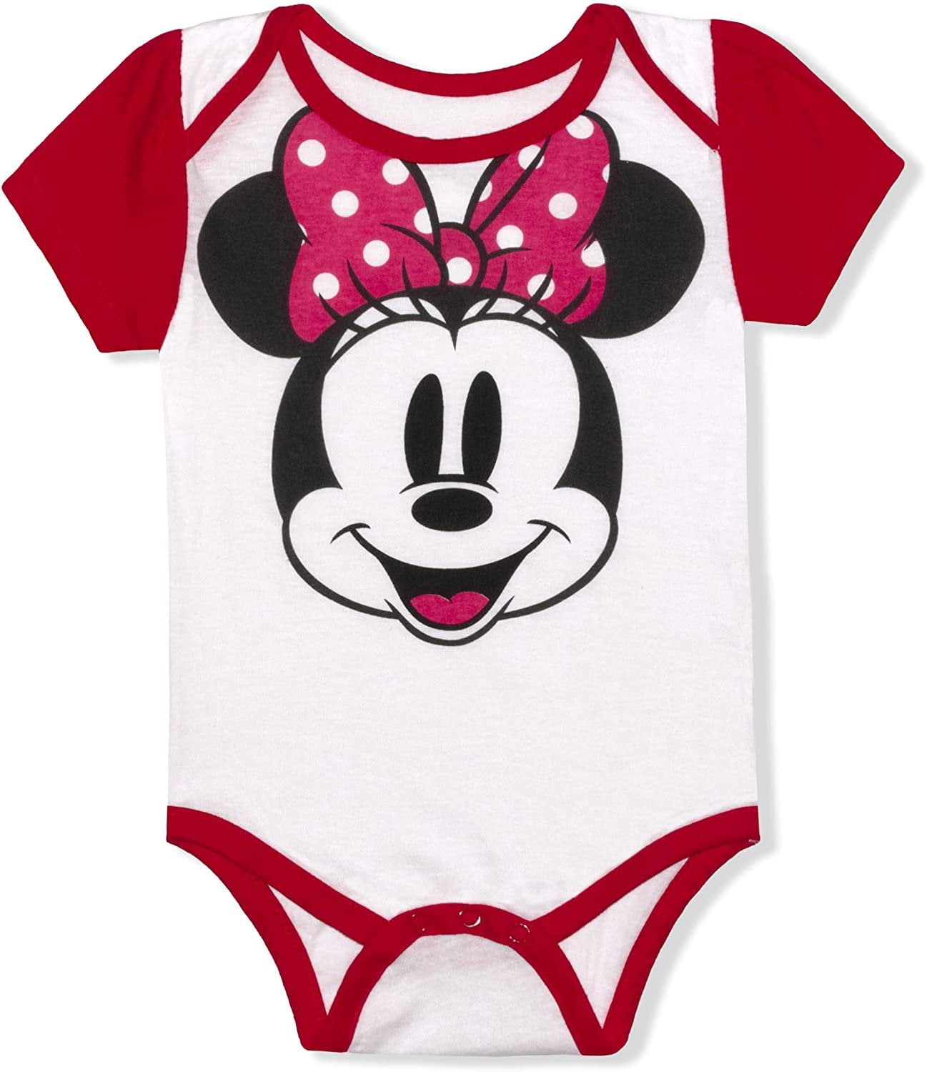 Disney Baby Girl's 3-Pack Minnie Mouse Creeper Onesies and Legging Pant Set 