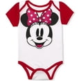 thumbnail image 4 of Disney Minnie Mouse Girls’ Short Sleeve Bodysuit and Leggings Set for Newborn and Infant, 4 of 7