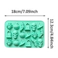 thumbnail image 2 of Non Slip Halloween Ice Cube Tray, Reusable Silicone Freezer Mold For Party Drinks, Novelty Ice Cube Maker For Whiskey Cocktail Coffee, 2 of 5