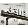 thumbnail image 4 of KAMANINA 1" Adjustable Heavy Duty Single Curtain Rod with Cap Finial, 28 - 48", Bronze, 4 of 4