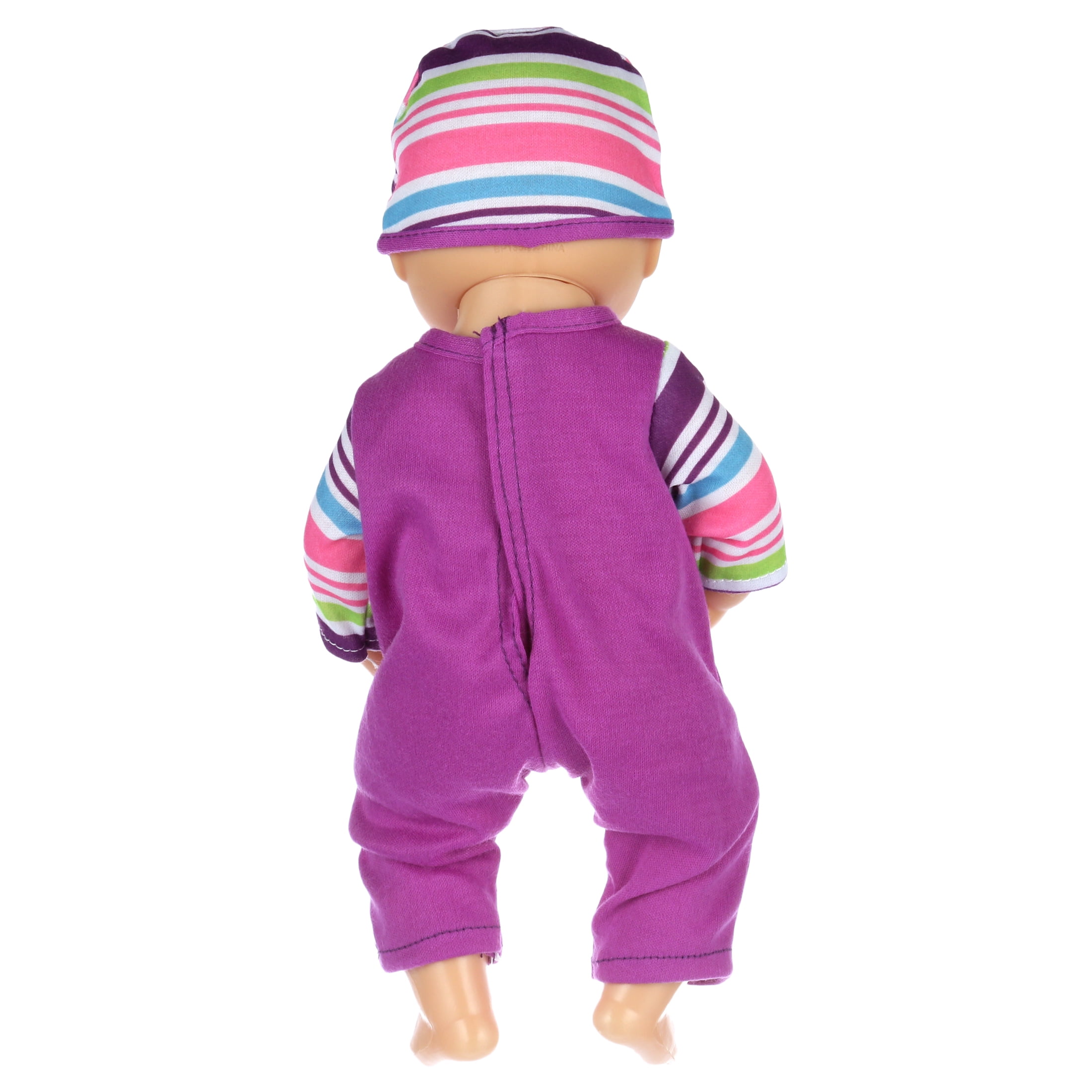 My Sweet Love 12.5" Baby Doll and Outfits Play Set, Rainbow, 6 Pieces