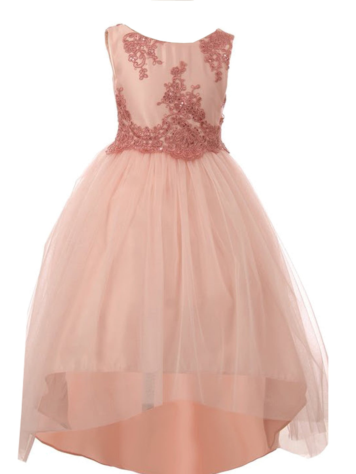 rose gold bridesmaid dresses childrens