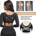 thumbnail image 2 of Womens Swear 3/4 Sleeve Arm Sr Closure Bra Post Posture Corrector Tank Top, 2 of 3
