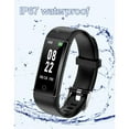 thumbnail image 2 of Fitness Tracker Non Bluetooth Fitness Watch No App No Phone Required Waterproof Pedometer Watch with Steps Calories Counter Sleep Tracker for Men Women Parents (Black), 2 of 8