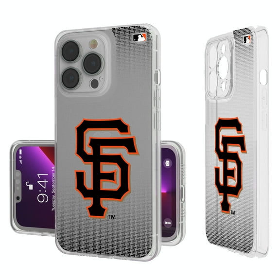 San Francisco Giants Linen Logo iPhone Clear Case