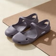 thumbnail image 3 of EKVAHL Women's Orthopedic Garden Clogs, Waterproof EVA Closed Toe Slip On Slides, Non Slip Nurse Working Sandals Purple, 3 of 4