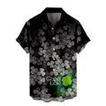 thumbnail image 3 of Camisa del Día de San Patricio para hombres, camisas hawaianas con botones y estampado completo en 3D, camisetas de playa informales de verano de manga corta, camisas y blusas, 3 of 5