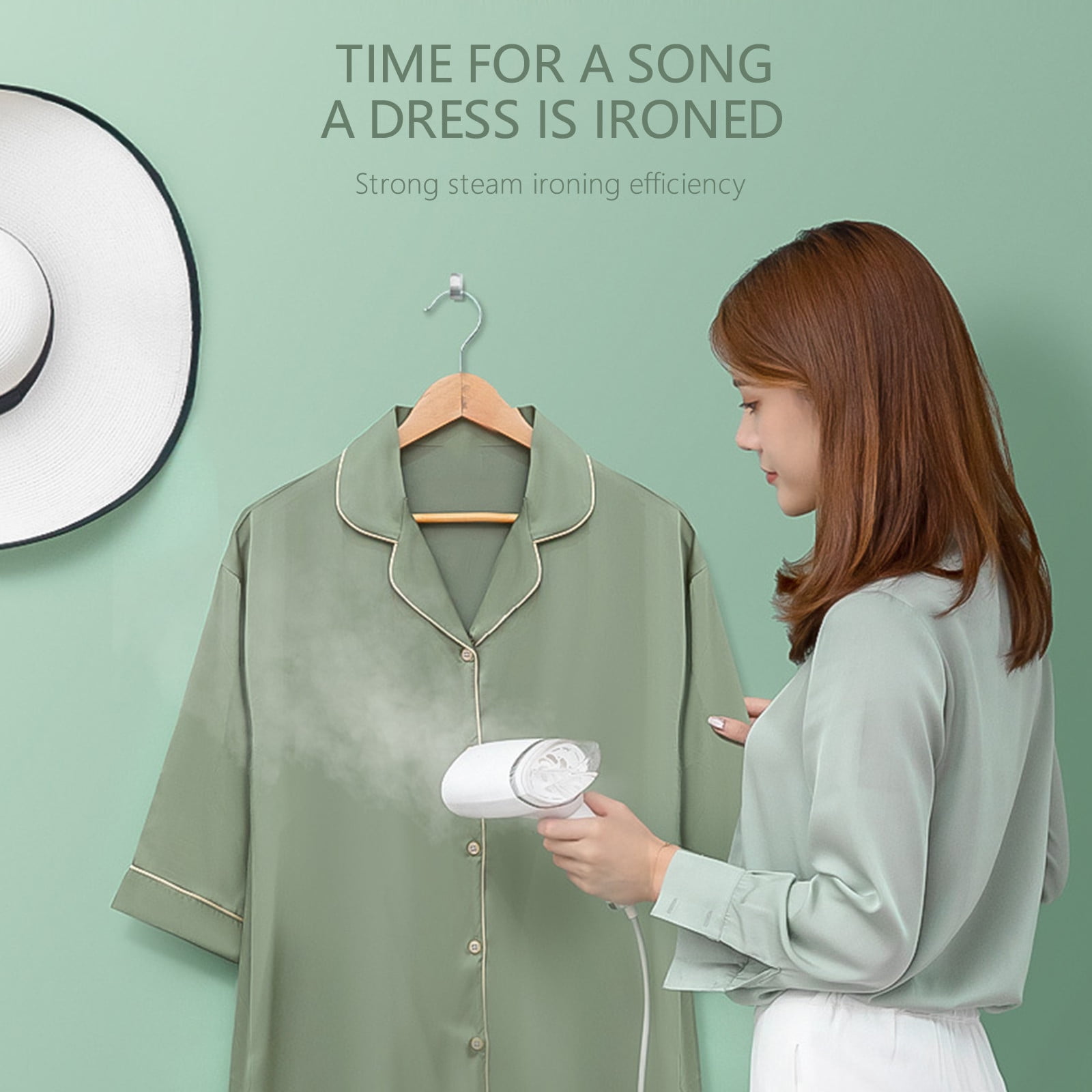 Home Saving! Jubipavy Powerful Handheld Clothing Portable Travel Steam Iron For Clothes Garment Wrinkles Remover For Clothing