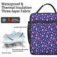 thumbnail image 4 of Funny Donut Lunch Bag – Dessert Colorful Cute Candy Cake Doughnut Foodie Sweet Donut Insulated Thermal Tote Leakproof Portable Durable, 4 of 6