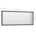 thumbnail image 3 of vidaXL Bathroom Mirror Grey 100x1.5x37 cm Engineered Wood, 3 of 3