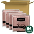 thumbnail image 2 of Depend Night Defense Adult Incontinence & Postpartum Bladder Leak Underwear for Women, Disposable, Overnight, Large, Blush, 56 Count (4 Packs of 14), Packaging May Vary, 2 of 7