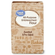 Great Value All-Purpose Unbleached Flour, 5LB Bag