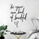 thumbnail image 4 of Pegatinas de pared en inglés creativas personalizadas, pegatinas de pared de fondo para dormitorio, estudio, hogar cálido, 4 of 5