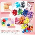 thumbnail image 3 of 100 Pcs 20mm Beads for Pens Rhinestone Beads Bubblegum Beads, 3 of 5