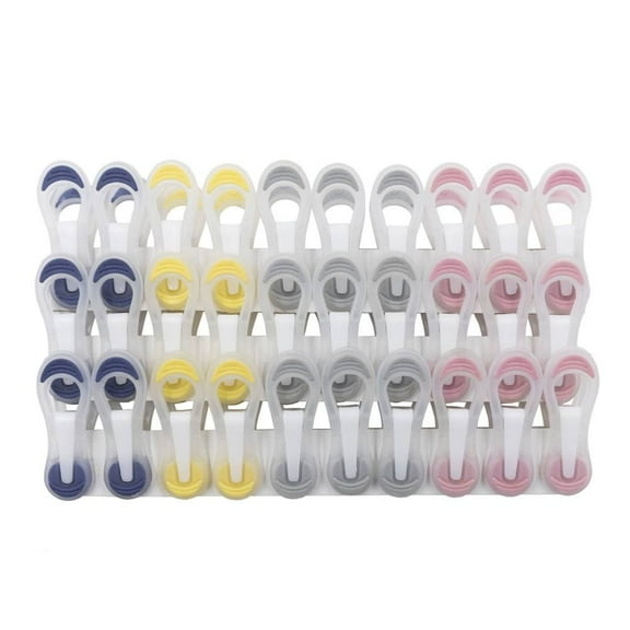 Pinzas para Ropa Mainstays Multicolor 30 Piezas
