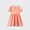 Orange A, variant on Delliss Toddler Girl Short Sleeve Dress Puff Sleeve A-Line Smocked Dress Summer Cotton Casual Outfits