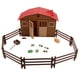 thumbnail image 3 of Juego de accesorios de juguete de granja para niños, minimodelo de escena de granja de simulación, 3 of 12