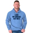 thumbnail image 5 of Love My Smokin Hot Wife Funny Spouse Hoodie Hooded Sweatshirt Men Brisco Brands S, 5 of 6