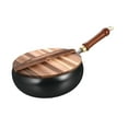thumbnail image 5 of deevoka Nonstick Wok Hand Hammered Cookware Frying Wok Pan for Restaurant Hotel Home, 5 of 9