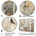 thumbnail image 3 of Designart "Subtle Silver Birch Allure III" Tree Birch Floater Framed Canvas Art Print, 3 of 5
