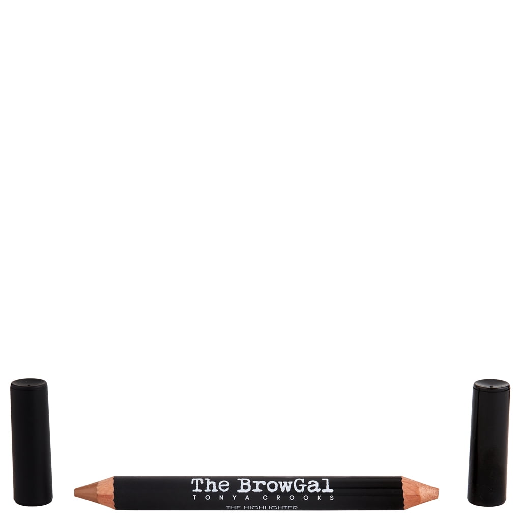 The BrowGal Highlighter Pencil - Double-Ended Shimmer & Matte Pencil For Brows & Face