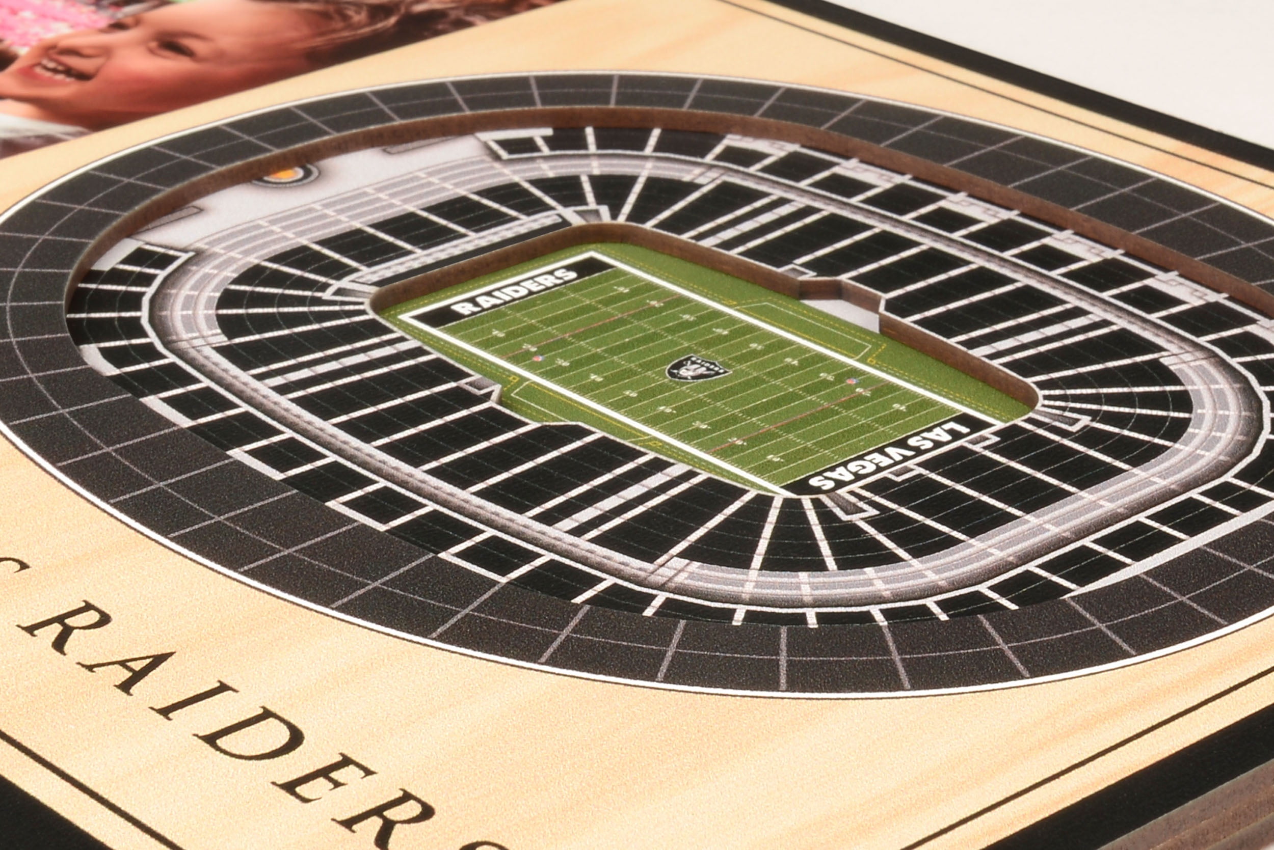 YouTheFan NFL Las Vegas Raiders 3D StadiumView Picture Frame
