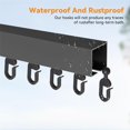 thumbnail image 3 of 50Packs Plastic Hooks for Mosquito Netting and Gazebo Curtains, Smooth Gliding, Rustproof, Multipurpose Use, 3 of 7