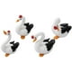thumbnail image 1 of Glass Swan Figurine Decorative Ornaments for Home Desk 4 Piec, 1 of 4