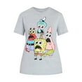 thumbnail image 5 of SpongeBob SquarePants Women's Graphic Tee with Short Sleeves, Sizes XXS-XXL, 5 of 5
