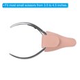 thumbnail image 4 of Uxcell 4.5"x2.6" PU Leather Embroidery Scissors Sheath Protective Cover, Pink 2 Pack, 4 of 6