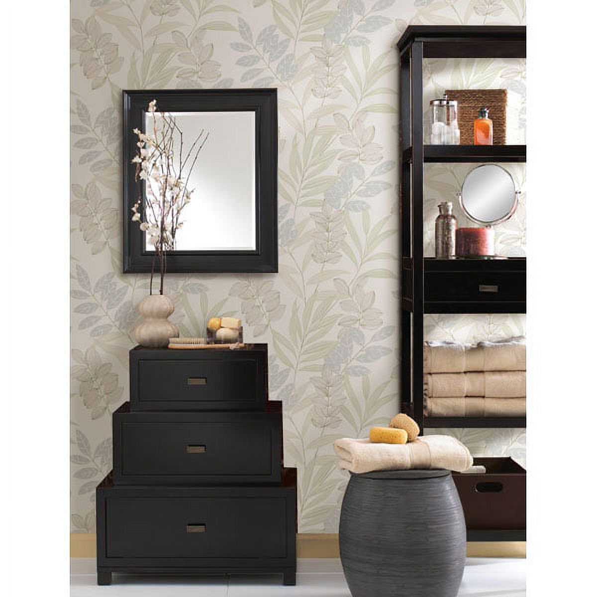 Brewster Tahiti Sage Tropical Wallpaper