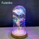thumbnail image 1 of Eternal Rose and LED light "Beauty and the Beast" Eternal Rose under Colored Bell, 1 of 4