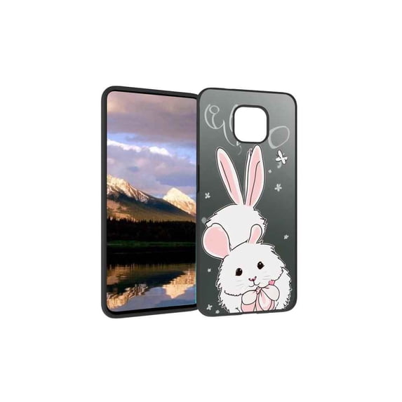 Compatible with Moto G Power 2021 Phone Case, Cute-Rabbit-38 Case Men Women, Flexible Silicone Shockproof Case for Moto G Power 2021