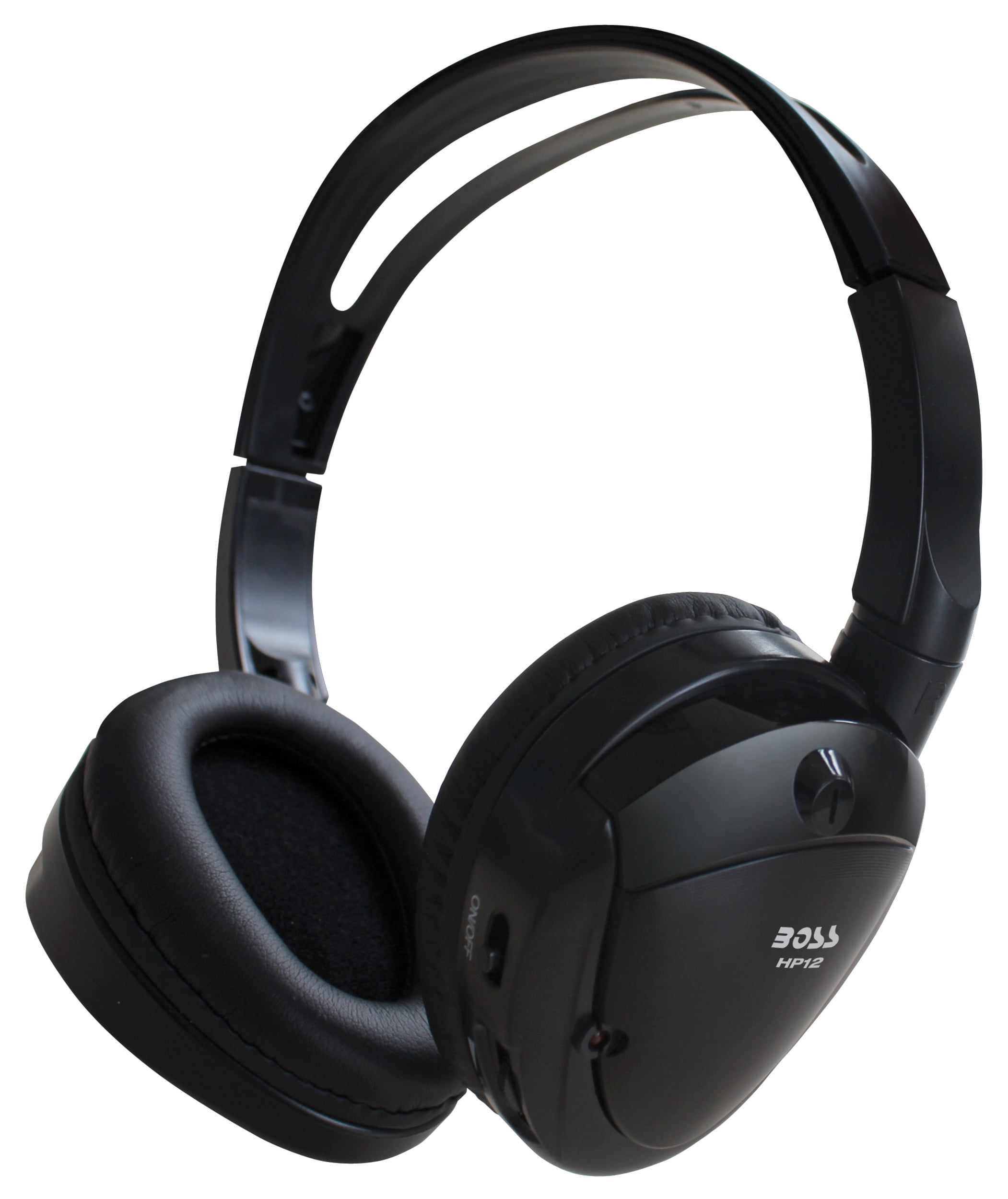 Boss Audio HP12 Foldable Wireless IR Infrared Headphones - Walmart.com
